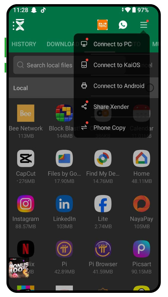 Share Files Across All Devices