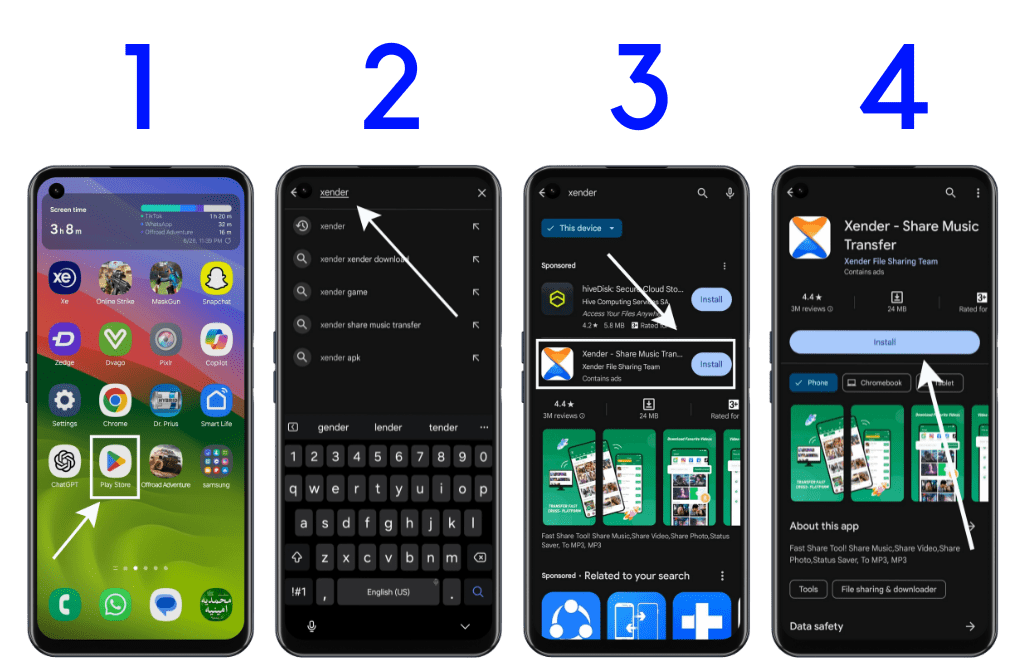 how-to-downlad-and-install-xender-in-android