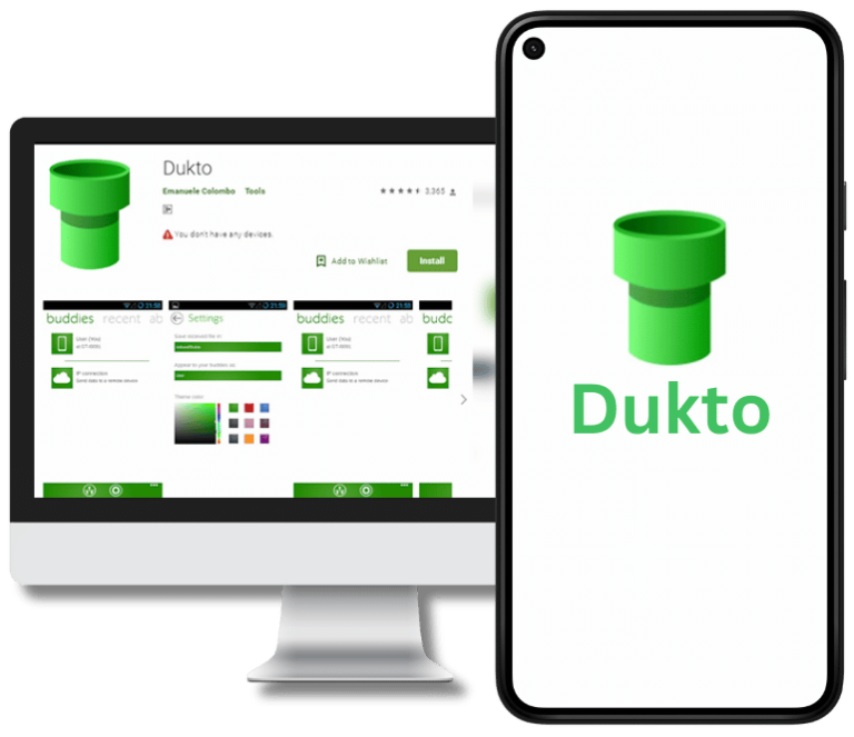 dukto mockup